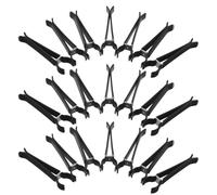 ZUNOXAZ 30 Clips para Ventilación de Coche Forma de U Clip Negro para Salida de Aire Acondicionado Accesorio Compatible para Difusor de Perfume Fijación Estable y Perfil Aerodinámico