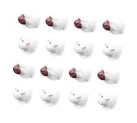 ZUNOXAZ 30 Piezas Figuras Miniatura de y Oveja Resina para Decoración de Hogar y Jardín Adornos Delicados para Micro Paisajes y Macetas Estilos Aleatorios