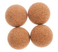 ZUNOXAZ 4 Piezas Bolas de Corcho para Futbolín de Madera Natural Accesorio Reemplazable para Mesa de Futbolín Bolas Pequeñas para Entrenamiento y Recambio