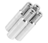 ZUNOXAZ 4 piezas Extensiones de Válvula de Neumático Prolongadores de Vástago de Metal para de Válvulas de Automóvil la Accesibilidad para Inflado Presión