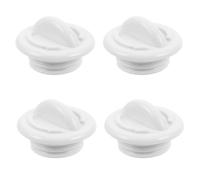 ZUNOXAZ 4 Piezas Tapones de Drenaje de Plástico Resistentes al Frío Unidades Tapones Roscados Herméticos para Congeladores y Refrigeradores Repuestos Anti-Fugas para Drenajes