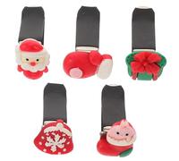 ZUNOXAZ 5 Clips de Ventilación Diseño Navideño para Ambientador de Coche y Experiencia Agradable al Conducir Material de Resina y Metal, Decoración Interior para Vehículo