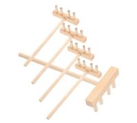 ZUNOXAZ 5 Piezas Mini Rastrillos de Arena de Bambú Herramientas Creativas para Mesa de Arena Zen Rastrillos Pequeños de Madera para Decoración y Meditación Casa o Oficina