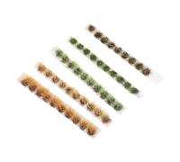 ZUNOXAZ 5 Piezas Miniature Artificial Grass Tufts Lowland Shrubs Model Kit For DIY Scenic Crafts and Mini Landscape Decoration