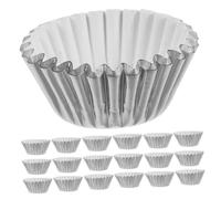 ZUNOXAZ 500 piezas Unidades Mini Moldes para Cupcakes de Aluminio Resistentes al Calor Pequeño para Fiestas Bodas y Postres Elegantes