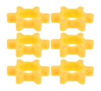 ZUNOXAZ 6 Piezas Abridor de Tapas con Agarre Antideslizante Herramienta Giratoria para Botellas y Botes Abre Fácil Latas y Frascos para Cocina y Viaje