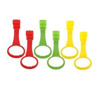 ZUNOXAZ 6 Piezas Anillos para Cuna Niña Aros de Tracción Infantiles para Ejercicio y Soporte al Caminar Accesorios Seguros y Duraderos para Desarrollar y Coordinación