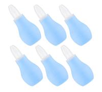 ZUNOXAZ 6 Piezas Aspirador para Bebe Sacamocos Bebe Aspirador Mocos Herramienta de Limpieza Facil de Usar para Recien Nacidos