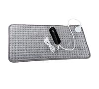 ZUNOXAZ Almohadilla Térmica Eléctrica Ajustable de Franela 60x30cm para Aliviar Calambres Menstruales y Dolores Musculares en Espalda, Hombros y Abdomen