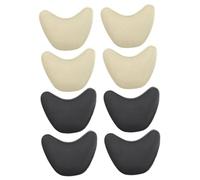 ZUNOXAZ Almohadillas Punta del Tacón Alto 4 Pares Relleno para Puntera de Tacón Alto Espuma y Tela Prevención de Rozaduras y Zapatos Formales Protección para Dedos Cómodas para Mujer