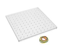 ZUNOXAZ Ayudas de enseñanza de panón geoplano matemático geoplano para pequeños Tablero de Educativo Juguete para de Forma geométrica el plastico