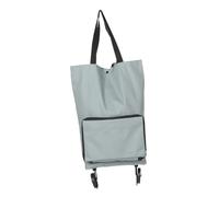 ZUNOXAZ Bolsa Plegable con Ruedas para Compras y Almacenamiento Carrito Portátil Ligero y Resistente para Supermercado Escuela y Uso con Asas Fuertes y Diseño Plegable Que Ahorra Espacio