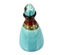 ZUNOXAZ Botella de Cerámica para Aceite Esencial Azul Práctica para Aromaterapia y Almacenamiento Compacto Portátil y Ligera para Difusores y Subenvases