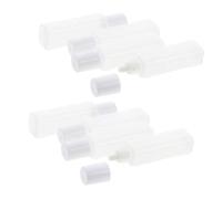 ZUNOXAZ Botellas Pequeñas para Solución de Cuidado de Ojos 25 Unidades Mini Tamaño Portátil Tapa Hermética para Viaje y Uso Personal Materiales Pp Seguros