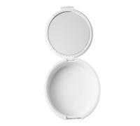 ZUNOXAZ Caja de Almacenamiento para Dentaduras Portátil y Ventilada Contenedor Seguro para Prótesis Estuche Duradero para Accesorios de Dentaduras Color Blanco
