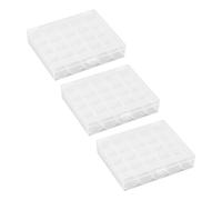ZUNOXAZ Caja Organizadora de Hilos Gutermann Plástico Ligero 25 Compartimentos y Cierre Seguro para Máquina de Coser Adecuado para Manualidades y Almacenamiento