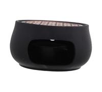 ZUNOXAZ Calentador Tetera Cerámico Retro Base Calentadora Portátil para y Leche Soporte Multifuncional para Bebidas Calientes Hogar Diseño Seguro y Versátil