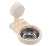 ZUNOXAZ Cenicero de Pared con Ventosa en Color Claro para Baño sin Taladro, Soporte para Cenizas Montado en Pared, Cenicero de Inodoro Fácil de Limpiar y Mover, Adecuado para Baño y Aseo