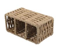 ZUNOXAZ Cesto Organizador Multifuncional de Cuerda de Papel Beige para Cubiertos y Utensilios Soporte Espacioso para Cucharas Tenedores y Palillos para Cocina y Mesa Uso Doméstico y