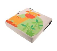 ZUNOXAZ Cojín Elevador para Silla Infantil Giraffe y Portátil con Correas Ajustables Almohadilla Ergonómica para Adaptable y Fácil de Limpiar para Comer y Estudiar