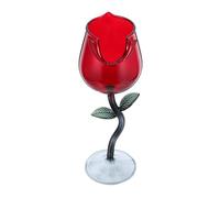 ZUNOXAZ Copas de Vino Forma de Rosa Elegantes Copas para Cócteles y Vinos para Bodas San Valentín y Celebraciones Románticas Cristalería Floral