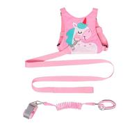 ZUNOXAZ Correa de Arnés Antideambulación Mochila Infantil de Seguridad, Pulsera Antipérdida de 1,5 M, Diseño de Caballo Arcoíris, Ligera y Ajustable para Uso en Lugares Concurridos