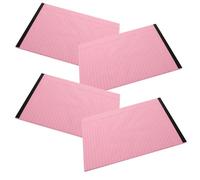 ZUNOXAZ Cuaderno de Notas A4 Rosa 214X295 MM 4 Unidades Hojas Rayadas Desprendibles Cuaderno Práctico Separadores para Oficina Estudio y Trabajo Notas Adhesivas para Organización