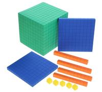 ZUNOXAZ Cubos Matemáticos para Educativo de Bloques Coloridos para Operaciones Básicas Manipulativos para Enseñanza Primaria y Refuerzo Casa