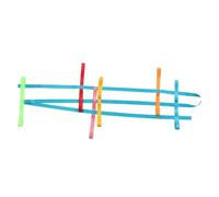 ZUNOXAZ Cuerda Para Caminar Antipérdida Para Niños Preescolares Múltiples Asas, Colores Aleatorios, Cuerda De Tracción Segura Exterior Para Jardín De Infantes, Uso Grupal, Distancia Cómoda Entre Asas