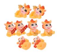 ZUNOXAZ Figuras del Zodíaco Chino de Resina en Miniatura, 8 Piezas de Caballos para Decoración Feng Shui y Regalos de Año 2026