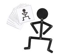 ZUNOXAZ Figuras Pequeñas de Madera para Juguete de Coordinación Manual y Visual Educativo Seguro para Estimular Pensamiento y Creatividad Infantil