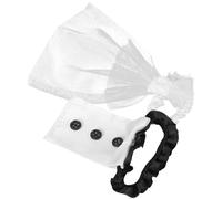 ZUNOXAZ Fundas Decorativas para Copas de Vino de Boda, Set de 2 Fundas Novios para Brindis, Accesorio para Despedida de Soltero, Diseño Romántico para Decoración Nupcial