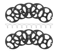 ZUNOXAZ Ganchos Metálicos para Fundas de Asiento de Coche 20 Unidades 20 Clips Negros Sujetadores Resistentes al Agua y Antideslizantes para Accesorios de Instalación Automotriz