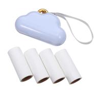 ZUNOXAZ Hojas Adhesivas Suaves Diseño en Forma de Nube Adhesivo Reutilizable Rodillo Quitapelusas y Material Abs para Ropa y Pelo de Mascotas para Uso Diario y Actividades al Aire Libre