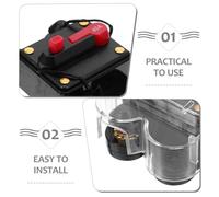 ZUNOXAZ Interruptor Automático 40A para Coche 12v-36v Disyuntor de Reinicio Manual para Estéreo Automotriz Portafusibles Línea Protección contra Sobrecorriente para Remolques y Barcos