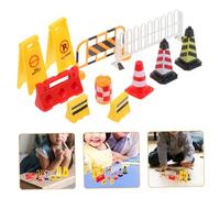 ZUNOXAZ Juguetes Educativos de Señales de Tráfico para Conos y Barreras Interactivo para Aprendizaje Vial y Desarrollo de Coordinación para Simulación de Estacionamiento y Reglas de