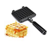 ZUNOXAZ Molde Cuadrado para Gofres con Recubrimiento Antiadherente Molde de Aluminio para Repostería Casera Fácil de Usar para Cocinas Pequeñas y Regalos Domésticos