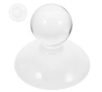 ZUNOXAZ Mortero de Laboratorio de Cristal Sintético Cabeza Redonda Varilla Esmerilada Antideslizante 1 Pieza para Moler Pigmentos Minerales y Pintura al Óleo Uso en Laboratorio