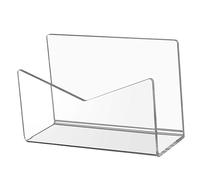 ZUNOXAZ Organizador de Correo Acrílico Transparente para Oficina Soporte de Almacenamiento de Cartas y Elegante y Práctico para Escritorio y Tiendas