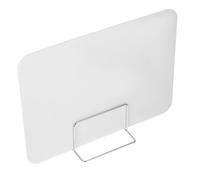 ZUNOXAZ Panel De Privacidad para Escritorio De Oficina 40x30 Cm Separador Metálico Móvil Blanco Minimización De Distracciones y Ambiente De Estudio Enfocado para Estudiantes y Uso Oficinas