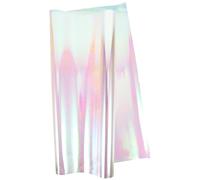 ZUNOXAZ Papel De Celofán Iridiscente 56 Cm x 9,14 m Rollo, Película Holográfica Para Envolver Regalos, Envoltura Decorativa Resistente 5.8 Mil, Adecuado Para Cumpleaños, Bodas y Navidad