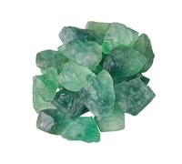ZUNOXAZ Piedras de Fluorita Verde Natural 500g, Difusores Aromaterapia, Piedras Rugosas 3-5 Cm para Decoración del Hogar, Acuarios y Manualidades DIY