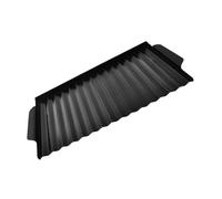 ZUNOXAZ Plancha Antiadherente para Barbacoa de Acero Carbono Bandeja Resistente y Ligera para Asar Carne y Verduras al Aire Fácil de Limpiar y Duradera para Camping y Parrilladas