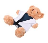 ZUNOXAZ Plush Doctor Bear Soft Small Stuffed Animal Unique Creative Design Cozy Gift For Medical Students and Collectors