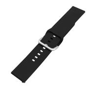 ZUNOXAZ Pulsera de Silicona para Reloj Solar, Correa Negra de 22 MM para Smartwatch y Ejercicios al Aire Libre
