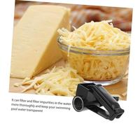 ZUNOXAZ Rallador Rotativo de Queso Manual Inoxidable Seguro para Cocina con Cuchillas Ultraafiladas y Mango Ergonómico para Rallar Queso Duro y Casa