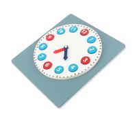 ZUNOXAZ Reloj de Madera Educativo para Juguete Montessori de Números Material Seguro y para Aprender la Hora y Conceptos Matemáticos Adecuado para Educación Temprana y Guarderías