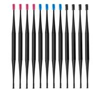 ZUNOXAZ Removedores de Cerumen de Silicona Doble Punta 12 Pcs, Kit Portátil Espiral y Pala Flexible, Reutilizable, Seguro para Limpieza Diaria de Oídos en Casa y Viaje