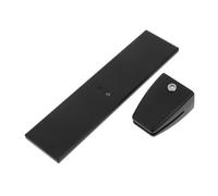 ZUNOXAZ Soporte De Abrazadera para Mampara De Escritorio Extendido De Aleación De Aluminio Móvil Sin Taladro para Oficina Compatible con Particiones y Barreras De Plexiglás