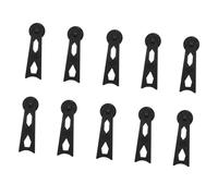 ZUNOXAZ Soporte Giratorio para Marcos de Fotos Pequeño, de Plástico Negro, Pedestal para Soporte de Cuadros y Fotos, Adecuado para Exhibición y Decoración en Hogar y Oficina